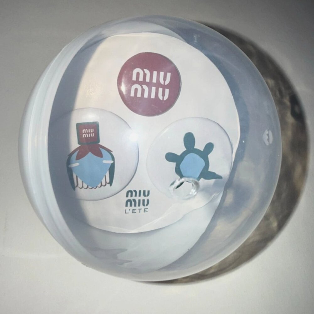 MIU MIU L'Ete Branded Pin Set fashion week NYFW VIP gift RARE Miu Miu Logo Pins